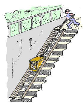 L'ascenseur à tonneaux du local